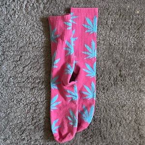 PINK LEAF SOCK